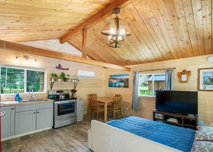 Cozy Cedar Cabin Steps Away From Mt. Rainier